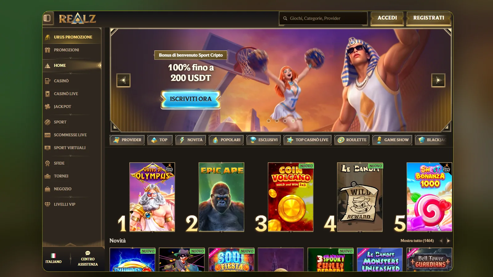 Realz scommesse